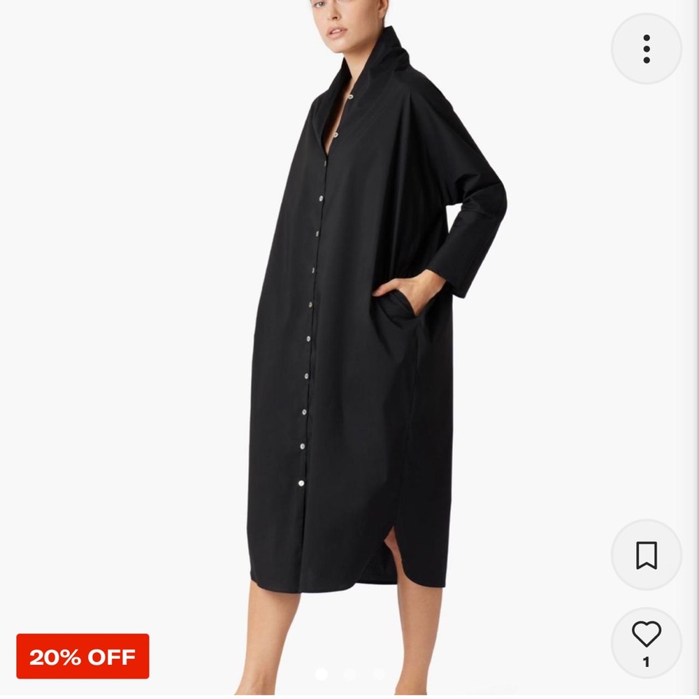 Tkees poplin brown dress 0S